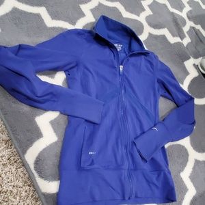 Nike Drifit running Zip Up with thumb holes